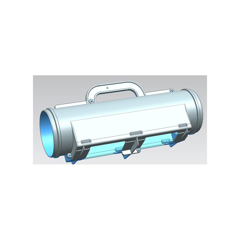 In-line regenwaterfilter DEVAFILTER ZONDER ribber - diameter 125 (voor dakoppervlakte tot 200 m2) COMING SOON