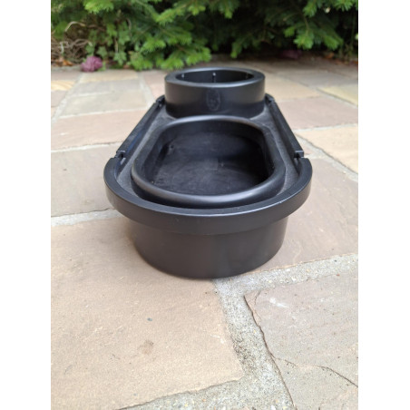 Rustige inloop in polyethyleen DN 110 mm Rustige inloop in polyethyleen DN 110 mm