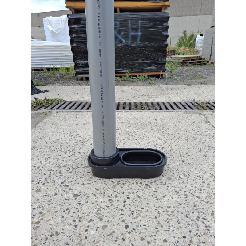Rustige inloop in polyethyleen DN 110 mm