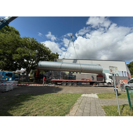 Citerne de 60 000 L pour eau de pluie produite en acier galvanisé S 250GD Z 725 Citerne de 60 000 L pour eau de pluie produite en acier galvanisé S 250GD Z 725