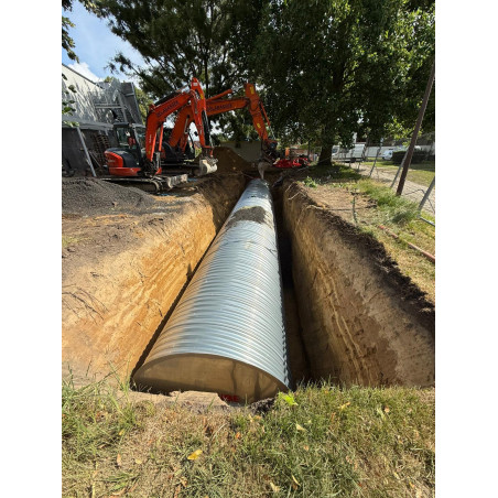 Citerne de 60 000 L pour eau de pluie produite en acier galvanisé S 250GD Z 725 Citerne de 60 000 L pour eau de pluie produite en acier galvanisé S 250GD Z 725