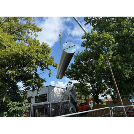 Citerne de 60 000 L pour eau de pluie produite en acier galvanisé S 250GD Z 725 Citerne de 60 000 L pour eau de pluie produite en acier galvanisé S 250GD Z 725