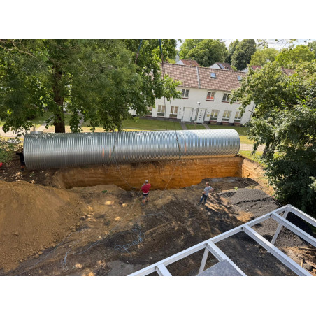 Citerne de 60 000 L pour eau de pluie produite en acier galvanisé S 250GD Z 725 Citerne de 60 000 L pour eau de pluie produite en acier galvanisé S 250GD Z 725