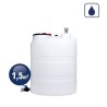 Citerne ronde hors sol 1 500 L Eco-Line - garantie 5 ans