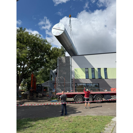 Citerne de 30 000 L pour eau de pluie produite en acier galvanisé S 250GD Z 725