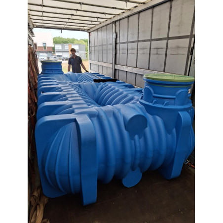 AQUA FLAT 10 000 L regenwatertank (voor ondergrondse installatie) AQUA FLAT 10 000 L regenwatertank (voor ondergrondse installatie)