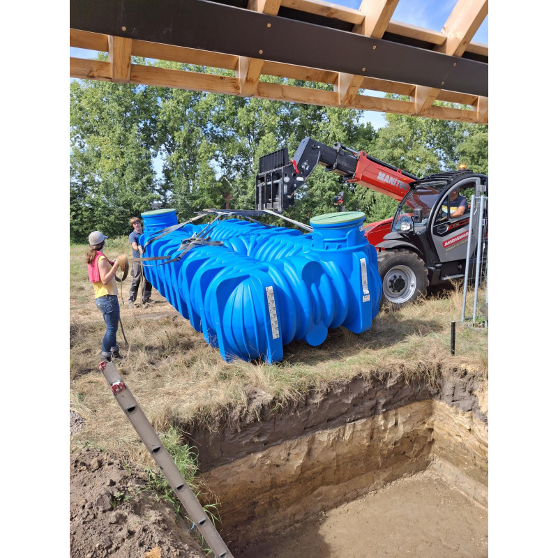 AQUA FLAT 10 000 L regenwatertank (voor ondergrondse installatie)