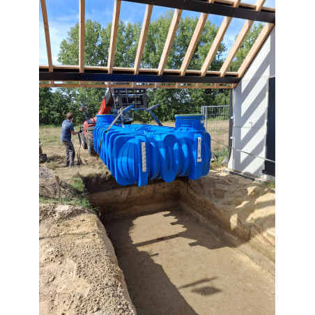 AQUA FLAT 10 000 L regenwatertank (voor ondergrondse installatie) AQUA FLAT 10 000 L regenwatertank (voor ondergrondse installatie)