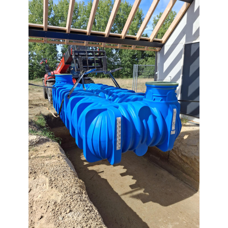 AQUA FLAT 10 000 L regenwatertank (voor ondergrondse installatie)