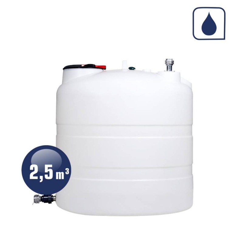 Citerne ronde hors sol 2 500 L Eco-Line - garantie 5 ans