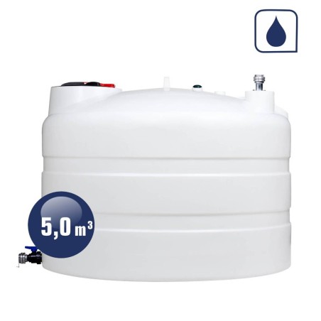 Citerne ronde hors sol 5 000 L Eco-Line - garantie 5 ans