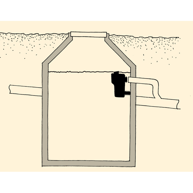 Siphon de trop-plein DN 110 mm (Multisiphon) avec options