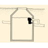 Siphon de trop-plein DN 110 mm (Multisiphon) avec options Siphon de trop-plein DN 110 mm (Multisiphon) avec options