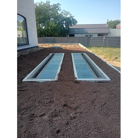 Jardin aquatique (noue) - infiltration hors sol en un seul bac - ZADI (livré et déchargé partout en Belgique) Jardin aquatique (noue) - infiltration hors sol en un seul bac - ZADI (livré et déchargé partout en Belgique)