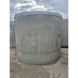 Citerne d'eau de pluie en béton WATER ECO RESERVE 10 000 L et ralent. de débit - (livré et déchargé partout en Belgique)  - B125