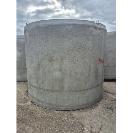 Citerne d'eau de pluie en béton WATER ECO RESERVE 10 000 L et ralent. de débit - (livré et déchargé partout en Belgique)  - B125