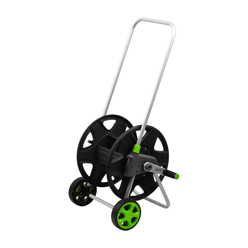 Dévidoir sur roues en métal pour tuyau EXP de 60 & 40 mètres - S101610218