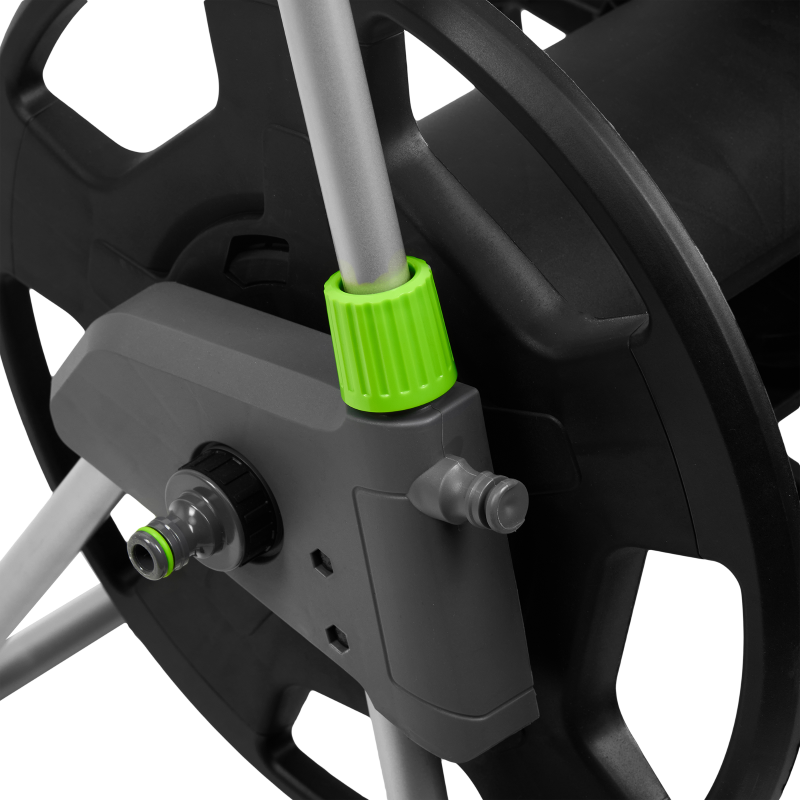 Dévidoir sur roues en métal pour tuyau EXP de 60 & 40 mètres - S101610215