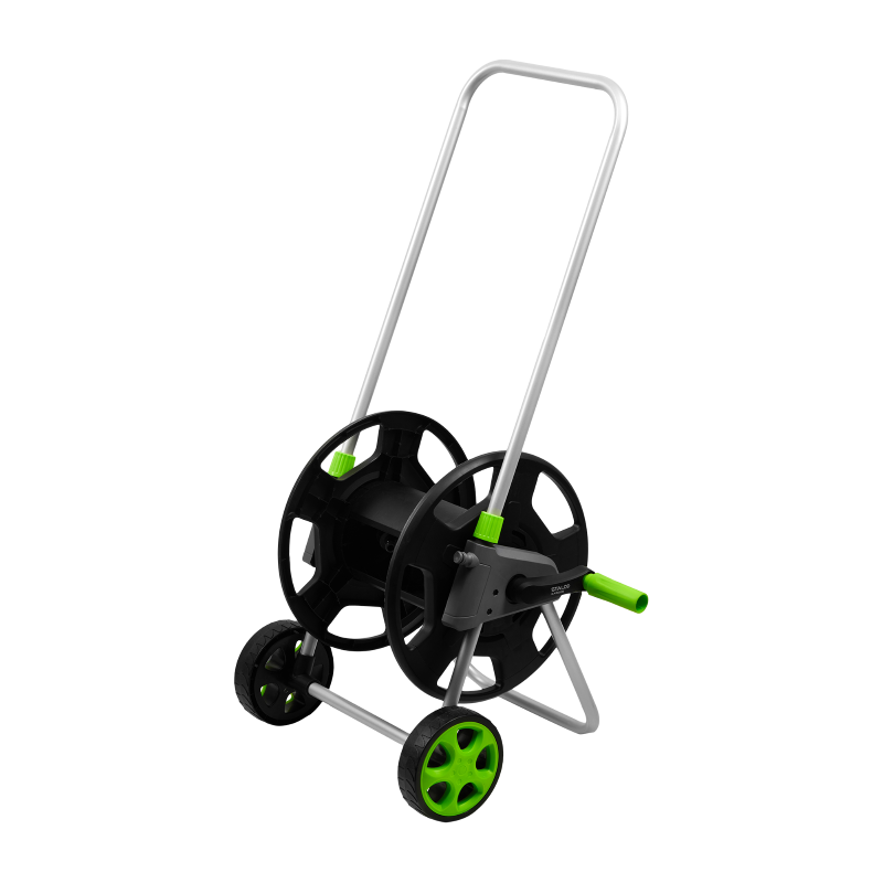 Dévidoir sur roues en métal pour tuyau EXP de 60 & 40 mètres - S101610215