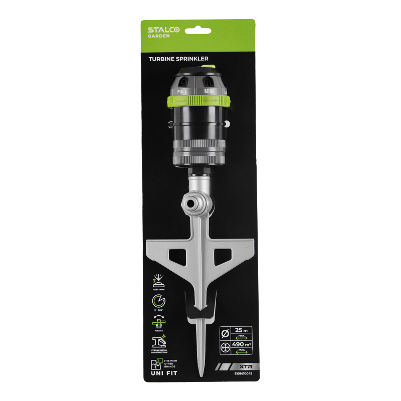 Arroseur rotatif à 6 jets sur pic XTR STALCO GARDEN - S101410042