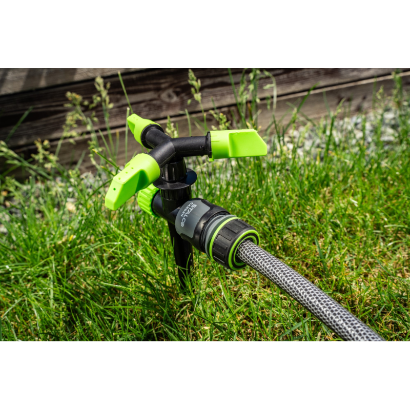 Arroseur rotatif à 3 jets sur pic STR STALCO GARDEN - S101410430