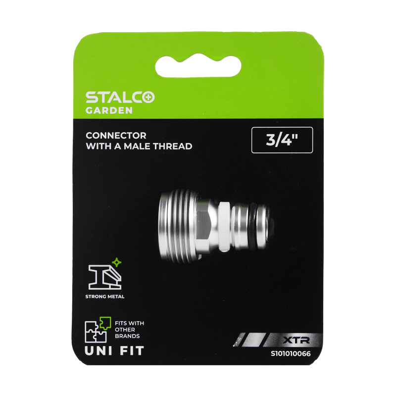 Raccord avec filetage mâle 3/4” XTR STALCO GARDEN - S101010066