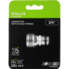 Raccord avec filetage mâle 3/4” XTR STALCO GARDEN - S101010066