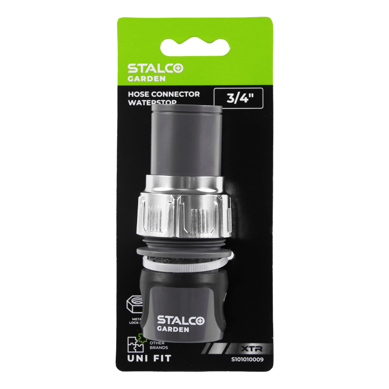 Raccord de tuyau Waterstop 1/2” XTR STALCO GARDEN - S101010003