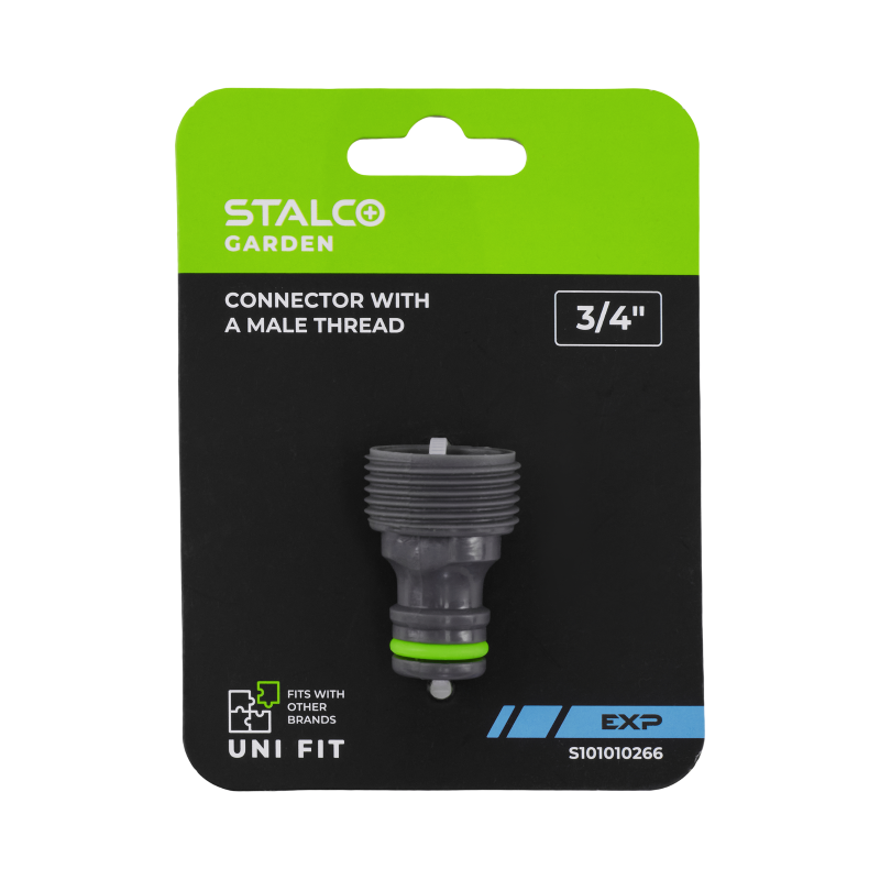 Raccord avec filetage mâle 1/2” EXP STALCO GARDEN - S101010263