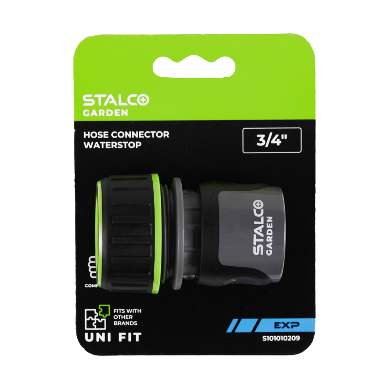 Raccord de tuyau Waterstop 1/2” EXP STALCO GARDEN - S101010203
