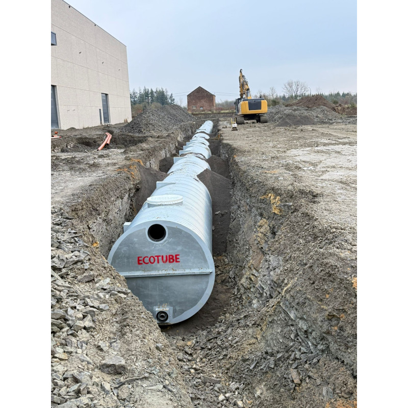 Citerne de 20 000 L pour eau de pluie produite en acier galvanisé S 250GD Z 725