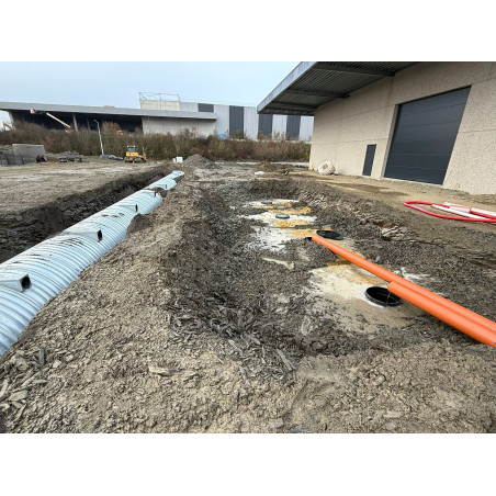 Citerne de 50 000 L pour eau de pluie produite en acier galvanisé S 250GD Z 725