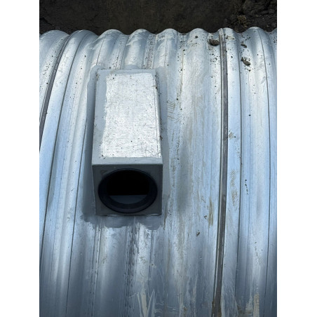 Citerne de 60 000 L pour eau de pluie produite en acier galvanisé S 250GD Z 725