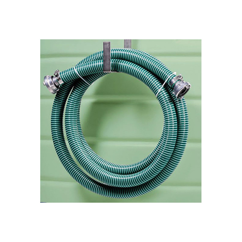 Tuyau DN 50 vert longueur 6 mètres avec 2 x connexions STORZ CNP 2" ALU